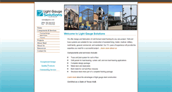 Desktop Screenshot of lightgaugesolutions.com
